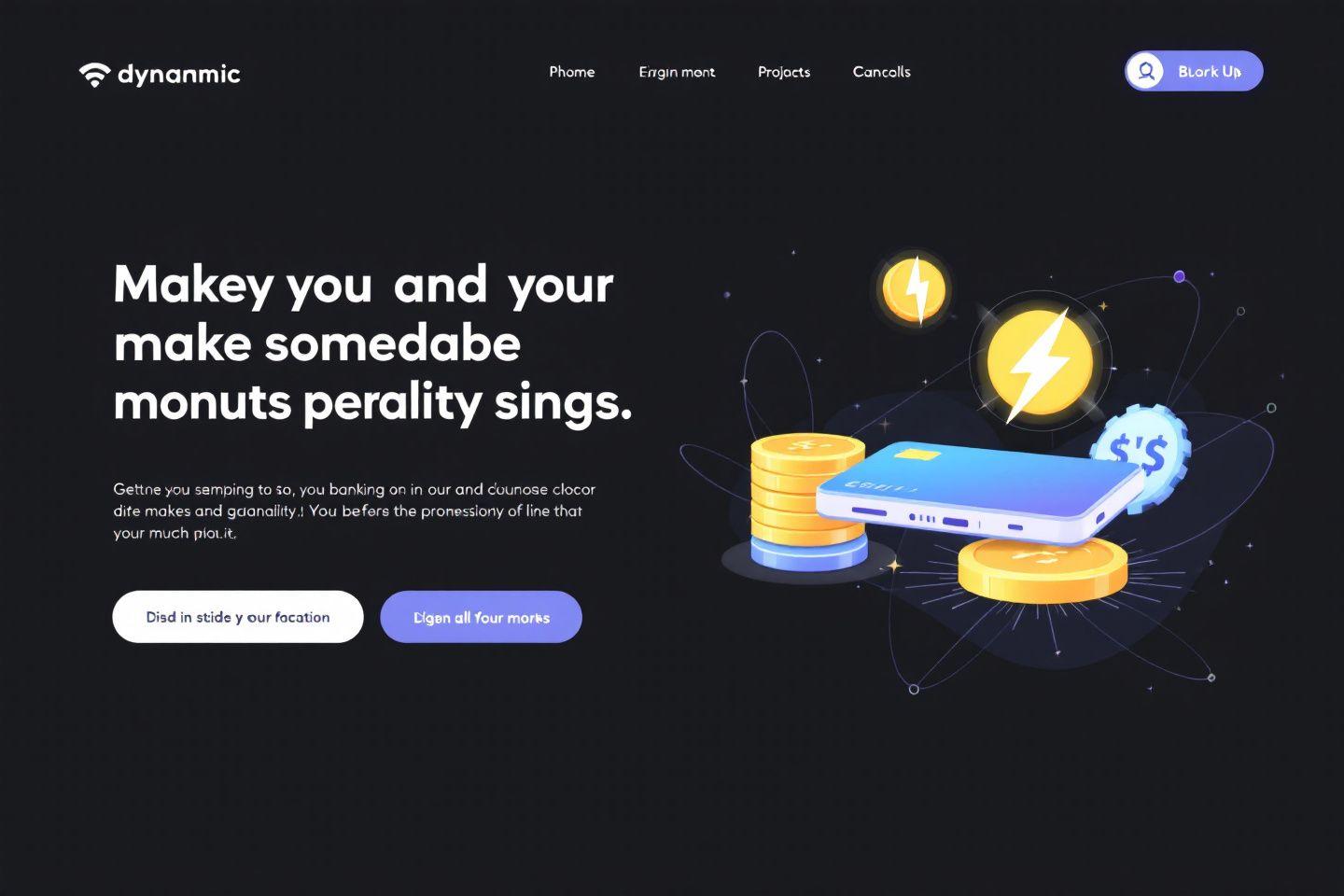 Interface web avec objets financiers et technologiques en orbite