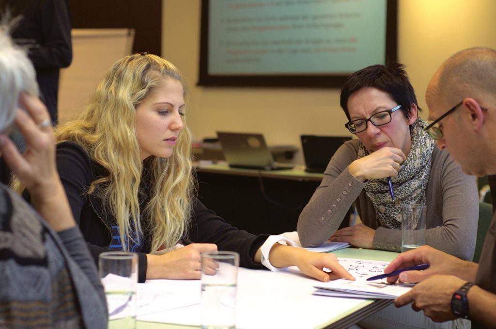 Formation d'employés directement sur le lieu de travail