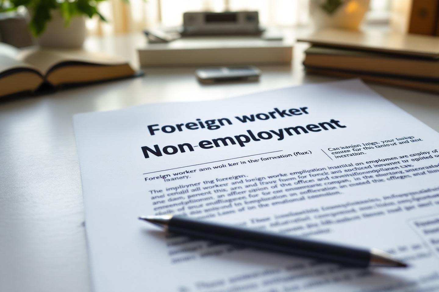 Attestation de non-emploi de travailleurs étrangers : guide complet pour votre déclaration obligatoire