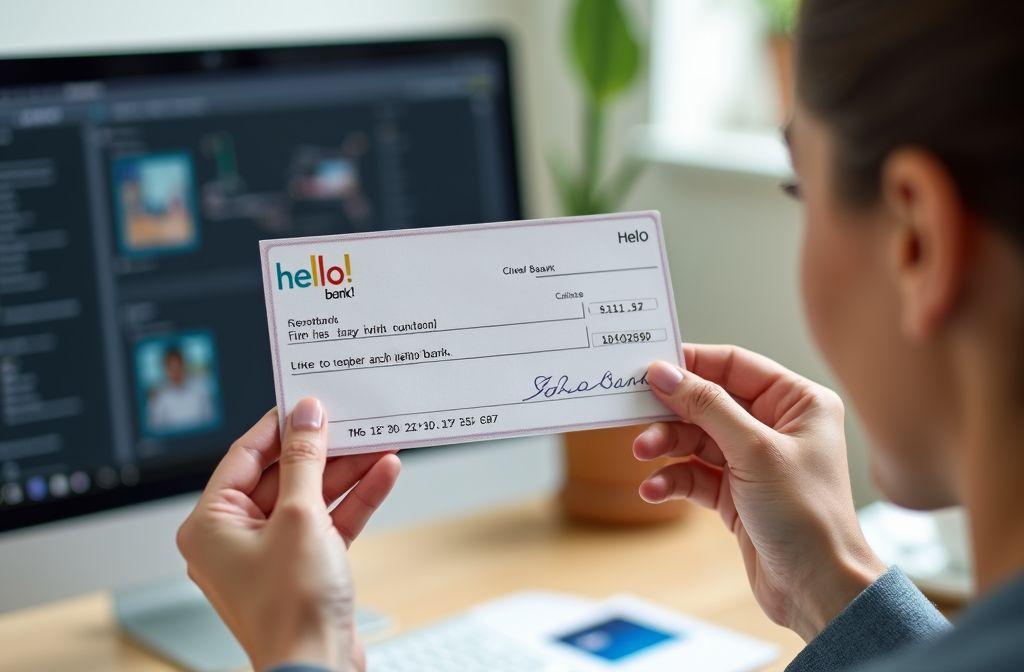 Comment commander et déposer un chéquier Hello bank !