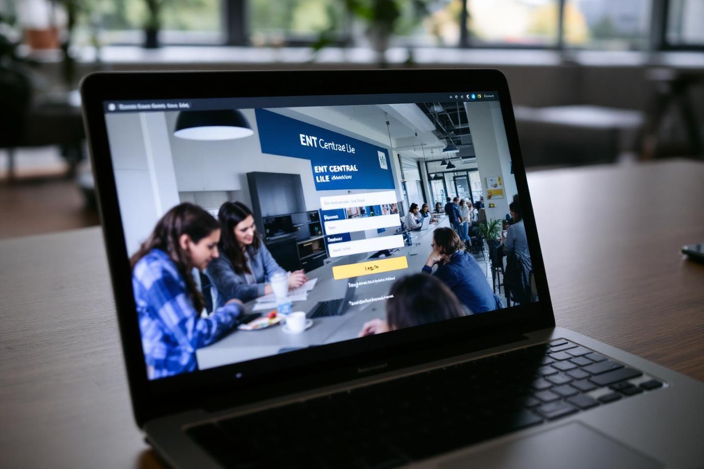 Connexion à l'ENT Centrale Lille - Accueil et authentification