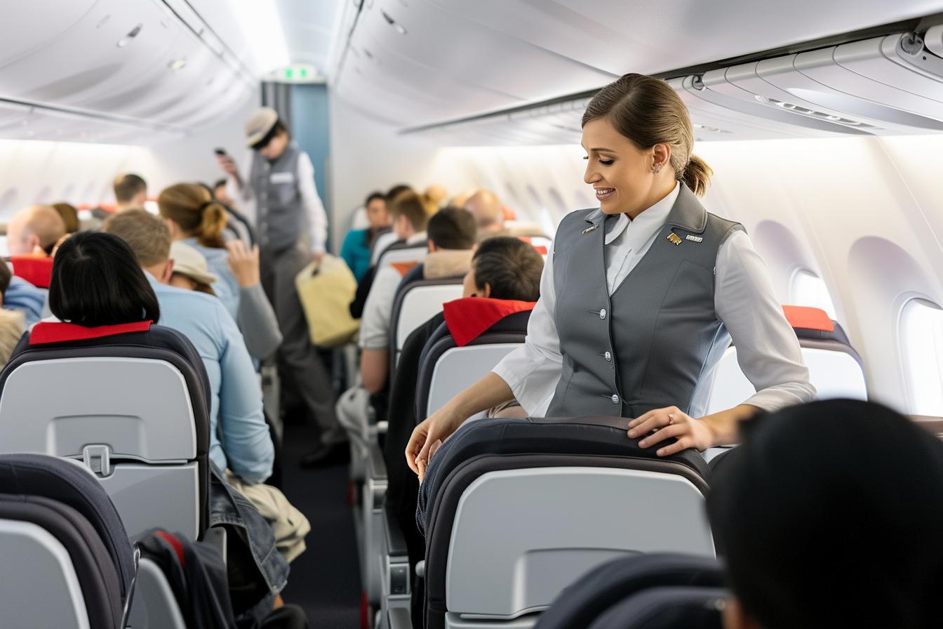 Devenir hôtesse de l'air : formation, compétences et salaire
