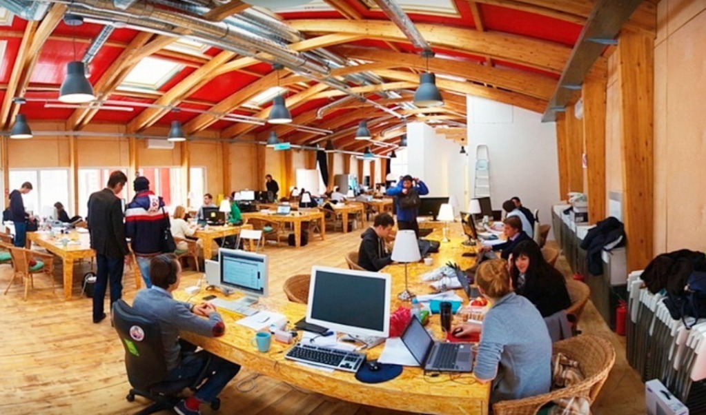 espace de collaboration équipé