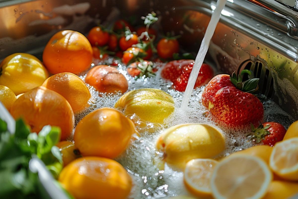 Nettoyer fruits et légumes des pesticides : solution économique et efficace