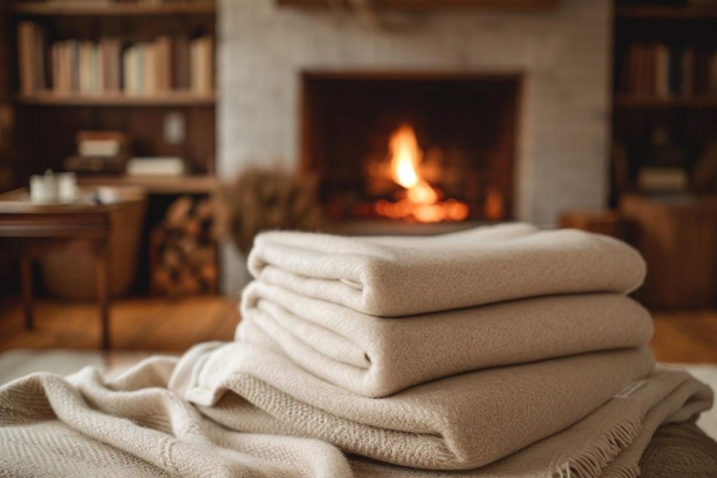 Plier un plaid élégamment : méthode infaillible pour un canapé net