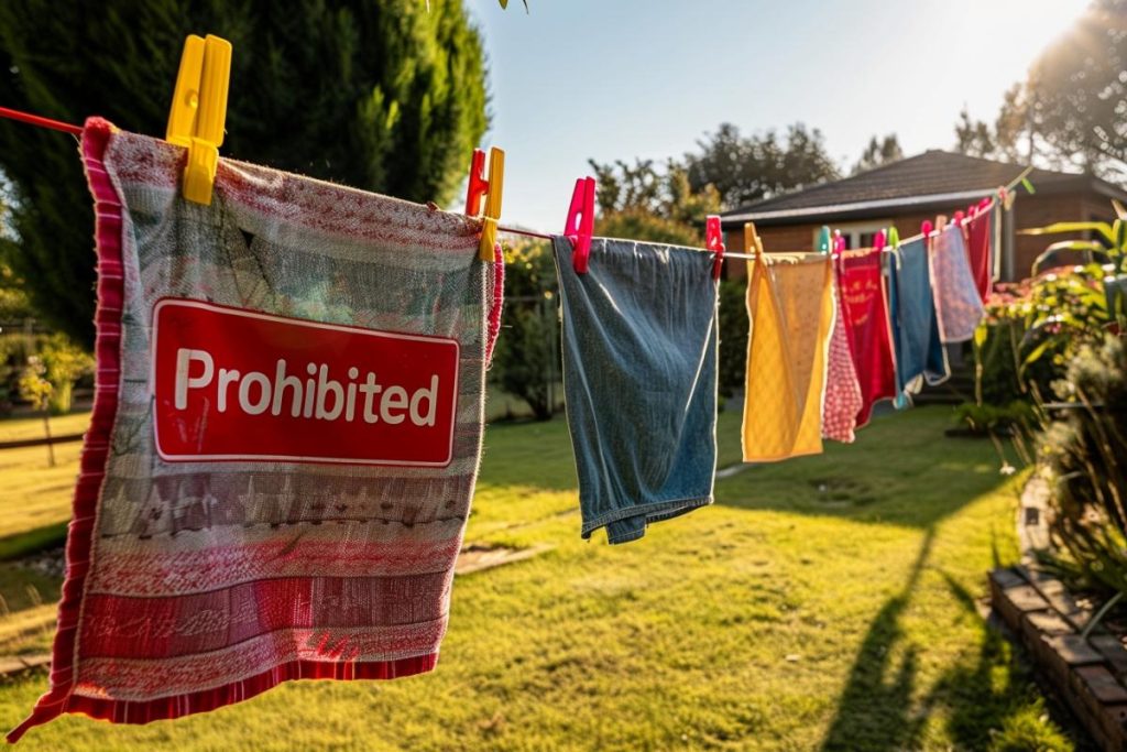 Séchage du linge interdit : risquez-vous une amende pour cette pratique ?